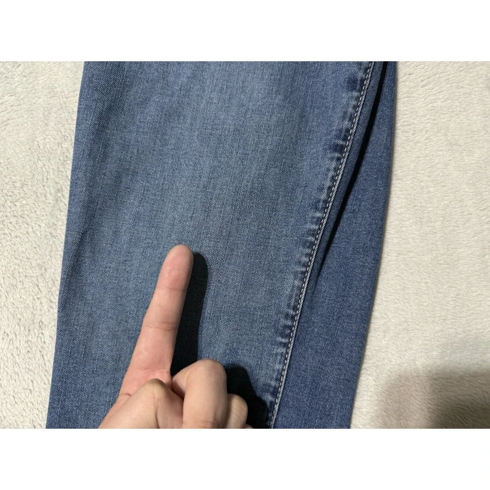 American Eagle Jeans Womens 8 Long Blue Kick Boot Bootcut Mid‎ Rise 30x32.5